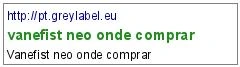 vanefist neo onde comprar