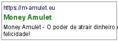 Money Amulet